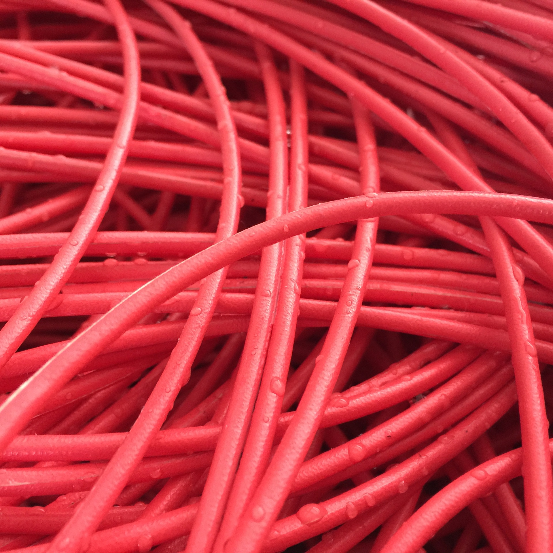 3mm Round Bar Explosion-Proof Round Bar Pu Leather Rope Core-Covered Round Rope Color Can Be Customized