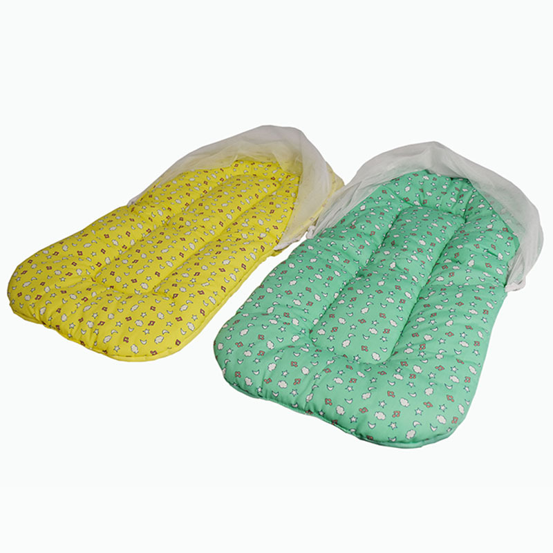 Xingmeng Yueming baby bed mid-bed baby mosquito net baby foldable Mongolian bag thickened bottom