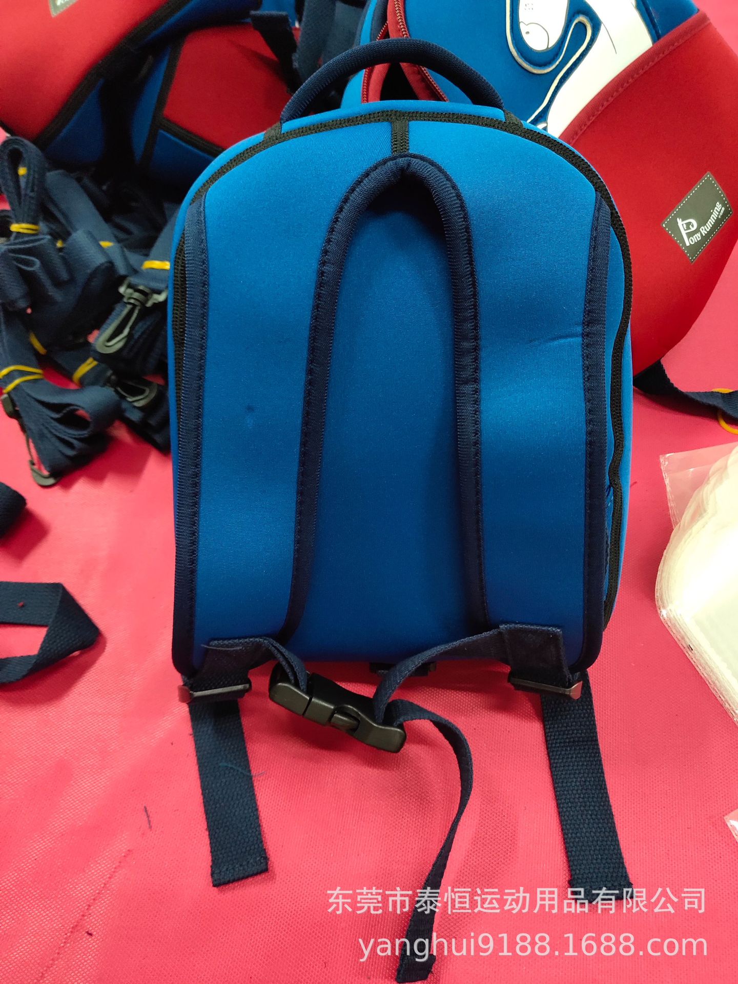 Manufacturer Children's Schoolbag Cartoon Cute Kindergarten Schoolbag Diving Material Schoolbag Anti-Lost Backpack