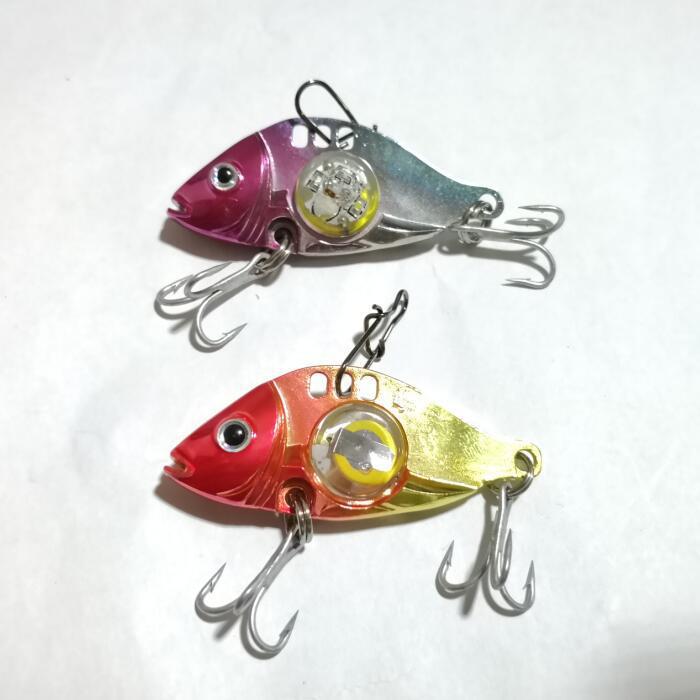 Fishing lure lamp VIB fishing lamp LED luminous fishing lamp fish finder fishing lamp fishing bait hard bait metal luminous fish