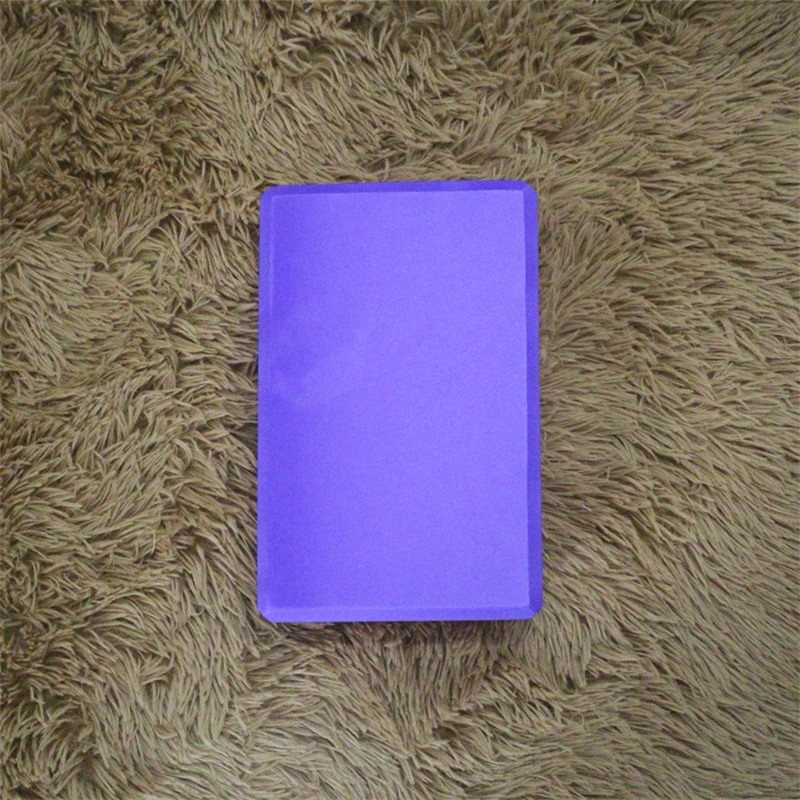 Low-cost wholesale 180g yoga brick EVA material solid color high density foam stepping stone auxiliary supplies