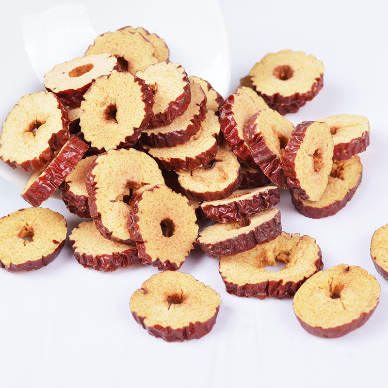 Xinjiang Ruoqiang Dried Jujube Rings, Pitted Red Jujube Rings, Red Jujube Slices, Snacks, Tea, Food Additions