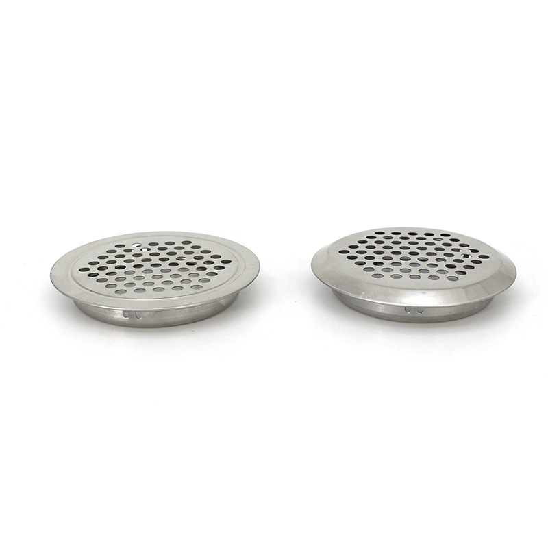 Factory Direct cabinet stainless steel vent hole round cabinet vent hole cover double-sided vent hole cooling net