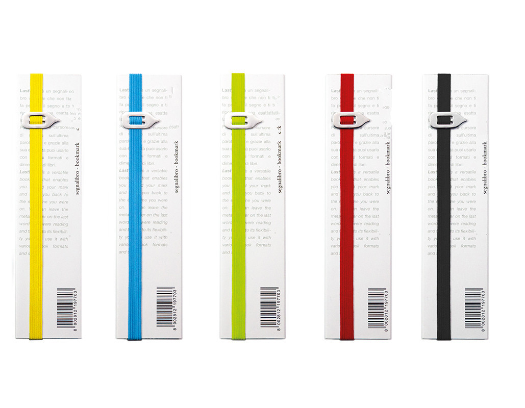 Italian Creative Elastic Fabric Strap Stainless Steel Metal Reading Node Traceless Precision Positioning Bookmark