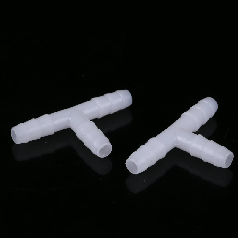 Outer 10mm tee plastic PE aeration pipe tee straight-through aeration plate outer pass