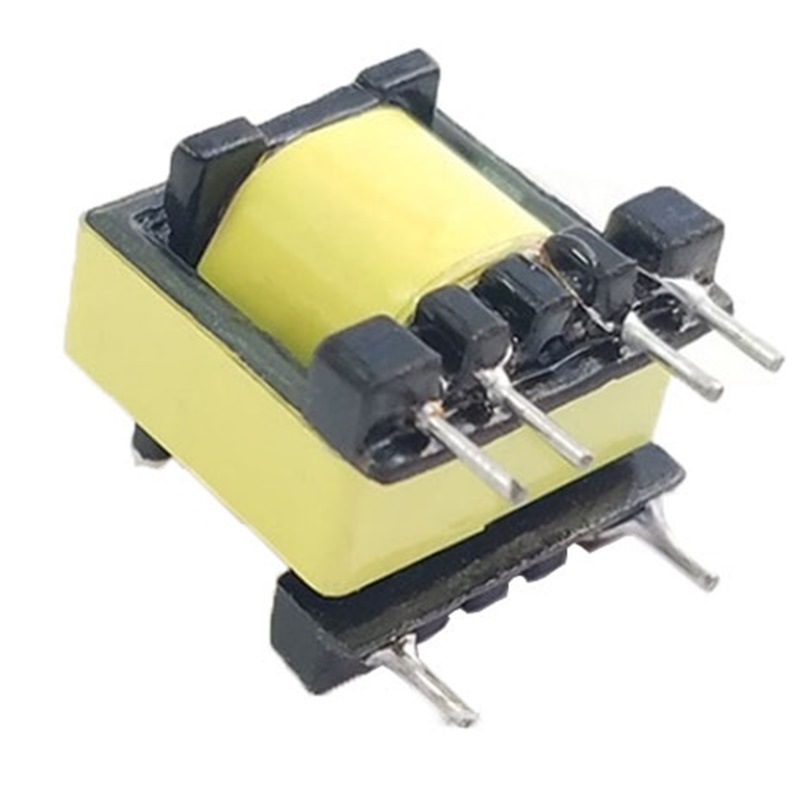 Factory direct ee13 three-layer insulated wire with baffle vertical high frequency transformer can be customized, customized