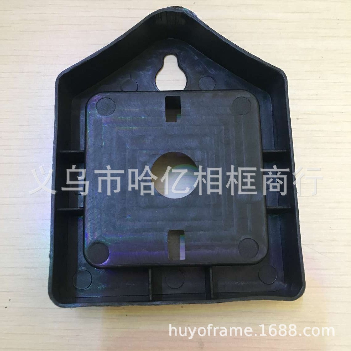 Crafts Clock Movement House Type Back Cover Plastic Cover