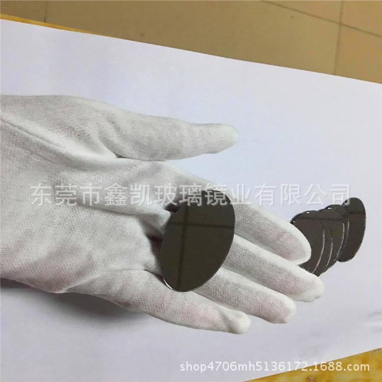 Dressing Table Makeup Box Mirror Accessories Decoration Custom-Made Shape Size 1mm Thickness Oval Glass Lens