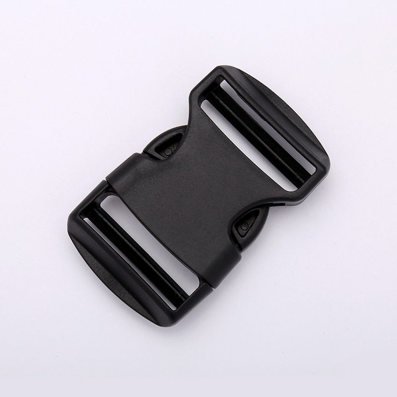 Factory direct luggage accessories adjustment plastic socket plastic Press buckle webbing backpack buckle buckle can do color