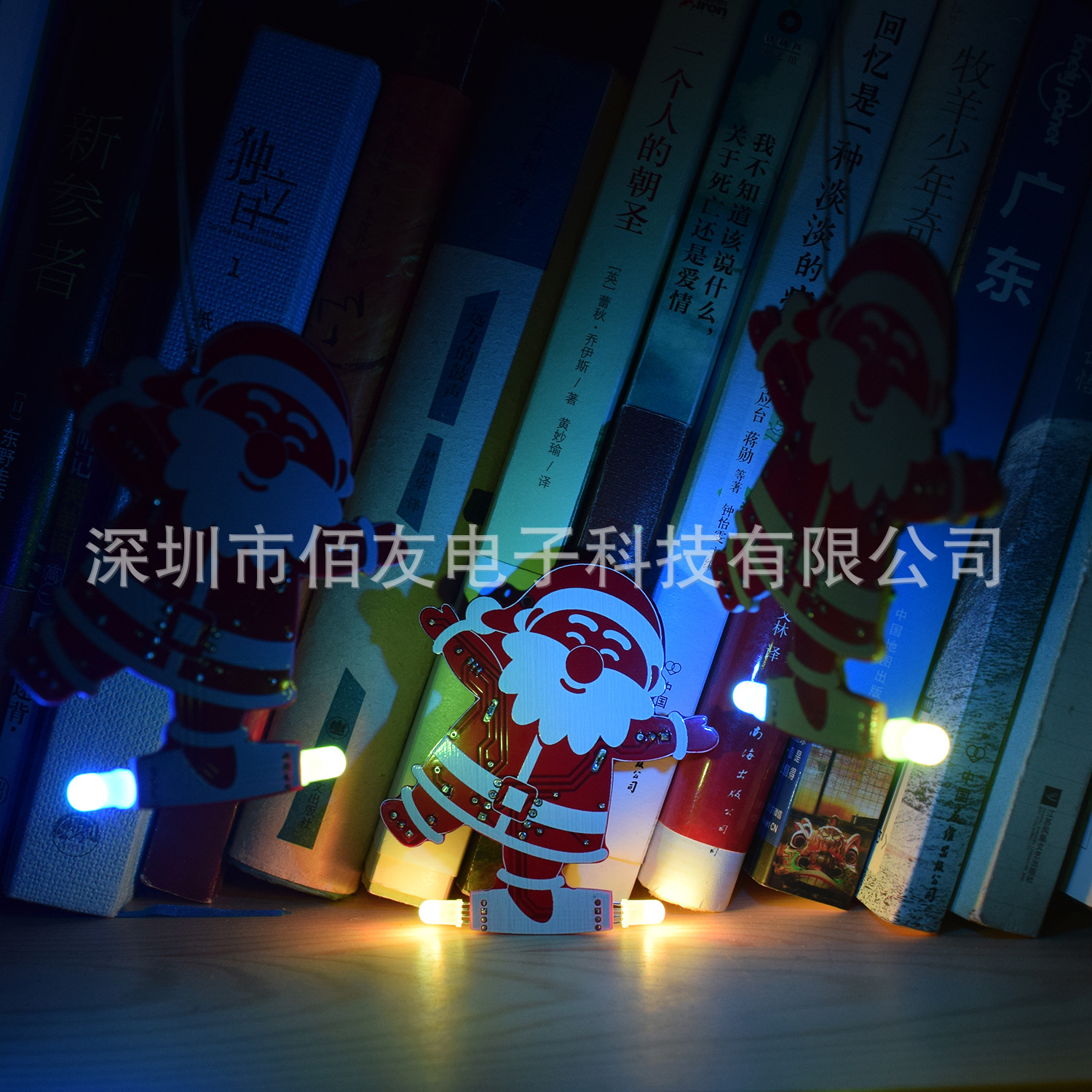 DIY Santa Claus Christmas tree decoration pendant Music Kit