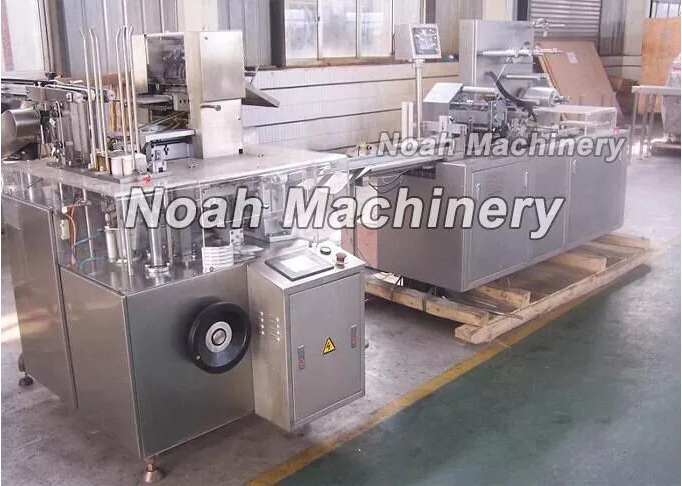 Supply Zh60 Automatic Boxer Aluminum Plastic Blister Medicine Version Injection Ointment Type Flake Items Box Packing Machine