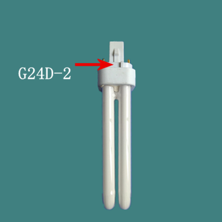 Plug-in energy-saving lamp 2u tube horizontal plug downlight special lamp tube 2u socket energy-saving lamp PLC