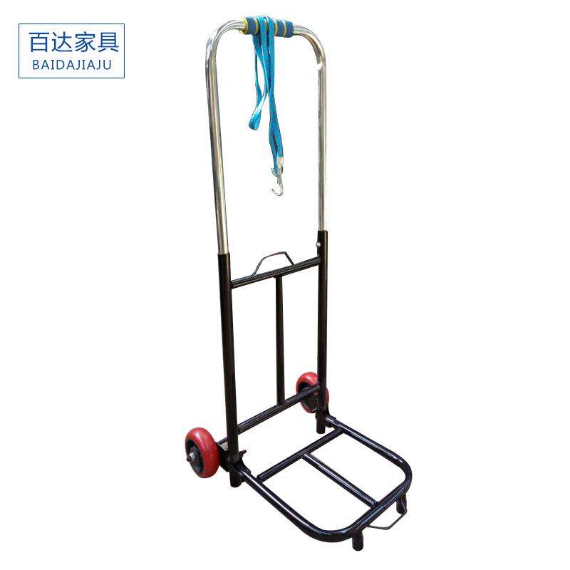 Портативная складная тележка для багажа Baida, тележка для покупок, складная тележка небольшого размера