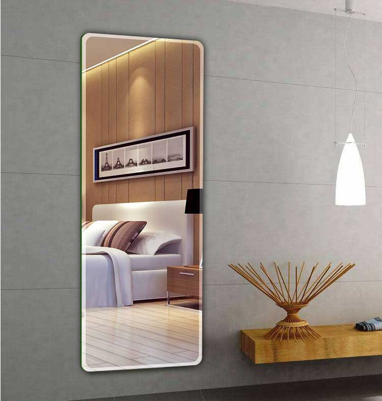 Современное безрамное зеркало, взрывобезопасное, настенное HD зеркало для магазина одежды