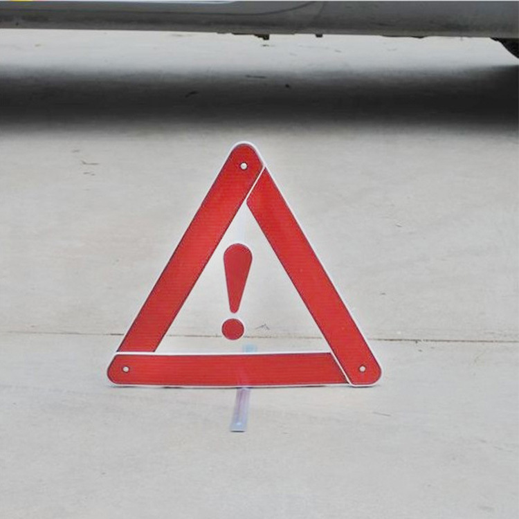 Car frame warning frame car tripod safety warning frame rear display frame road warning sign warning sign