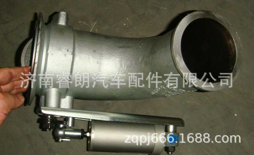 Heavy Duty Truck Howo HOWOWG9725542042EVB Exhaust Pipe First Section with Butterfly Valve