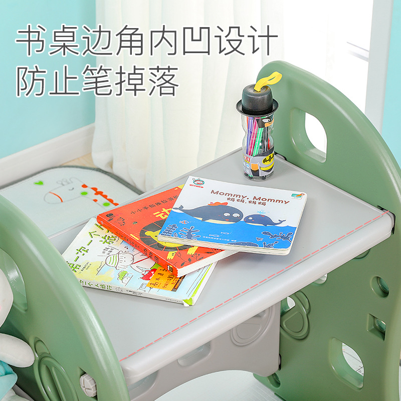 Children's Toy Storage Rack Baby Picture Book Bookshelf Cartoon Organizer Kindergarten Plastic Cabinet Storage Rack Multi-Layer