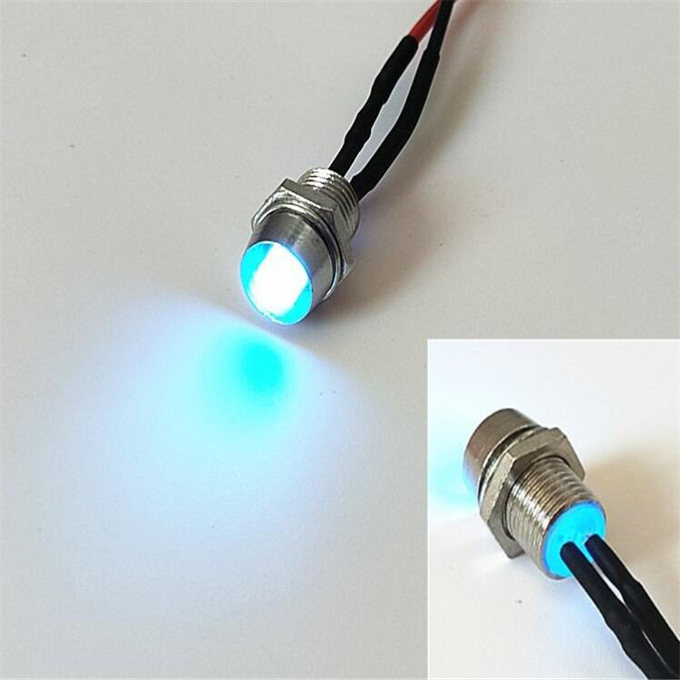 Hole 8mm small power signal lamp indicator light 5MM lamp bead led diode Luminous Lamp 110V 220V