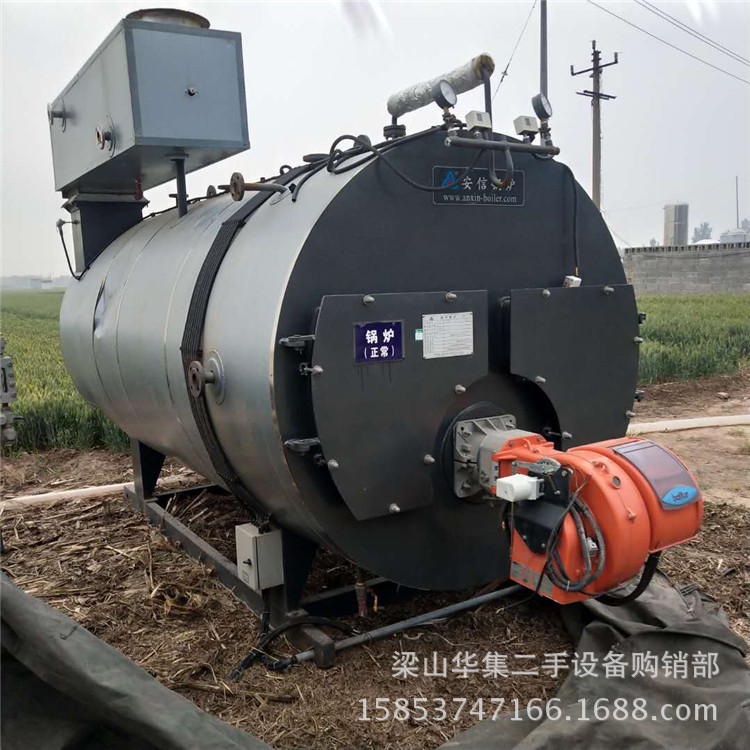 Использованный котел теплопередачи на топливном масле на 1 тонну на продажу, использованная печь горячего воздуха, использованный газовый паровой котел на 2 тонны