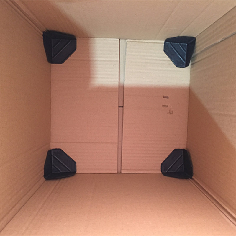 Plastic corner protection carton corner protection anti-collision black 60-type corner protection plastic express packaging corner protection