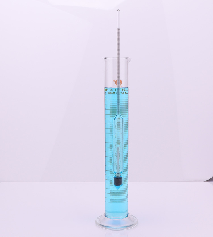 Yaohua liquid density meter hydrometer diesel sulfuric acid hydrometer wave meter with number can be checked