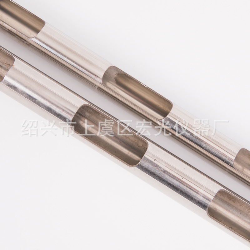 Source manufacturers stainless steel double-tube rotary drawing sampling tube powder particles medicine grain grain probe