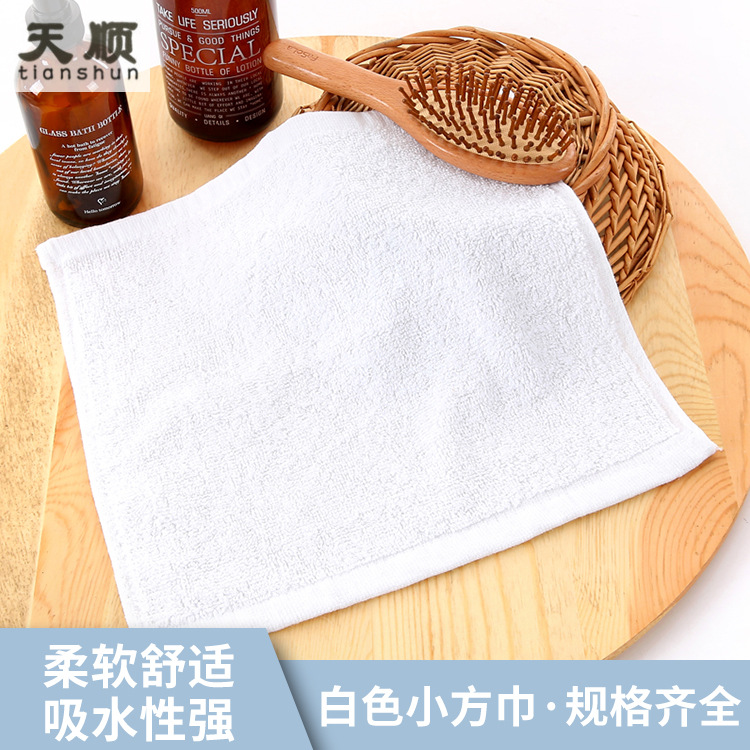 Оптовое одноразовое белое полотенце с вышитым логотипом для ресторанов