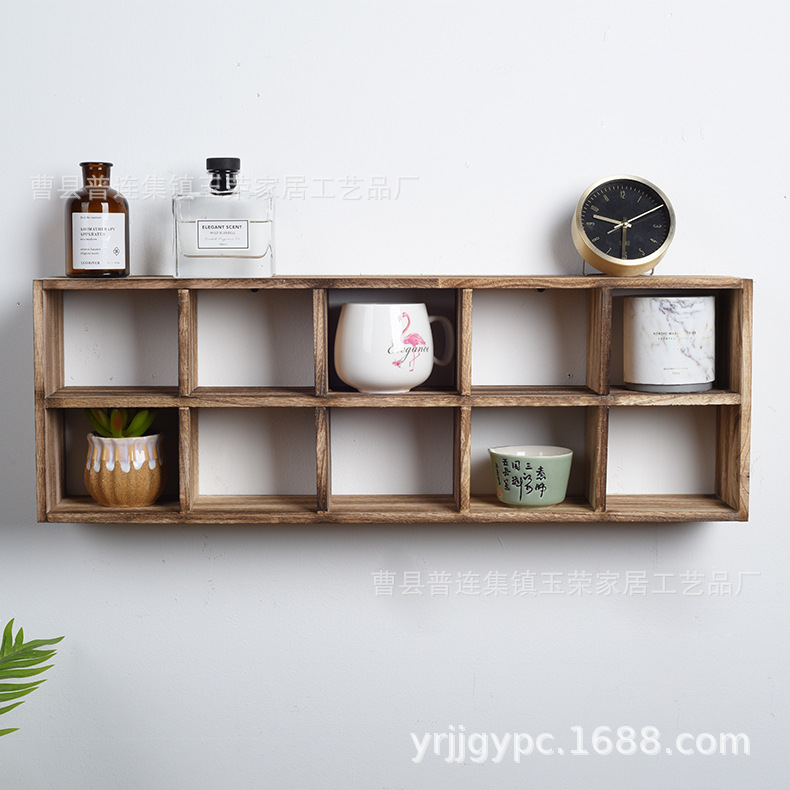 Антикварный стеллаж из дерева тунг, стеллаж для хранения чайных наборов