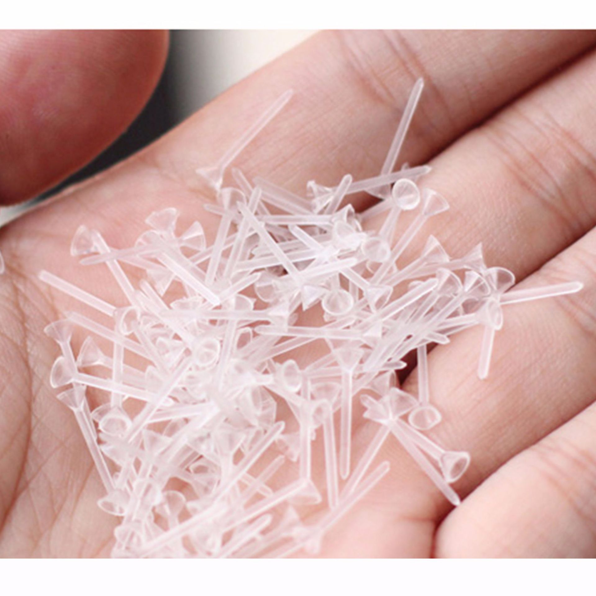 Moss micro landscape doll fixed needle stick DIY material glass bottle decoration bottom small foot plug-in fixed needle