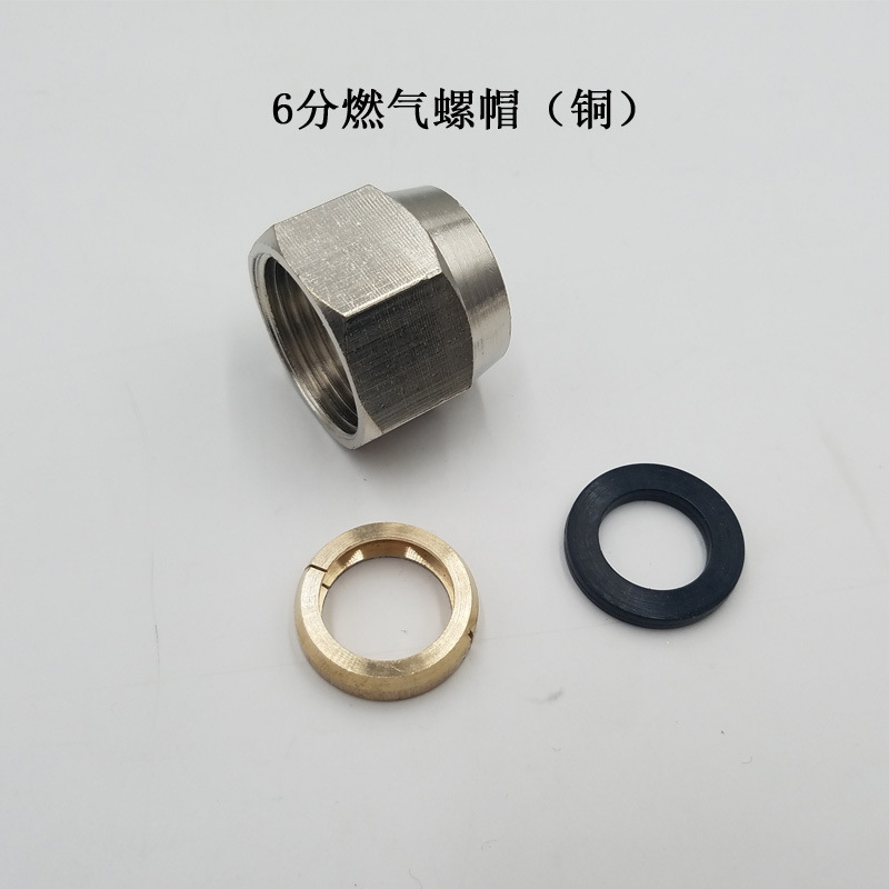 4 points 6 points natural gas stainless steel bellows nut gas screw joint gas pipe special accessories