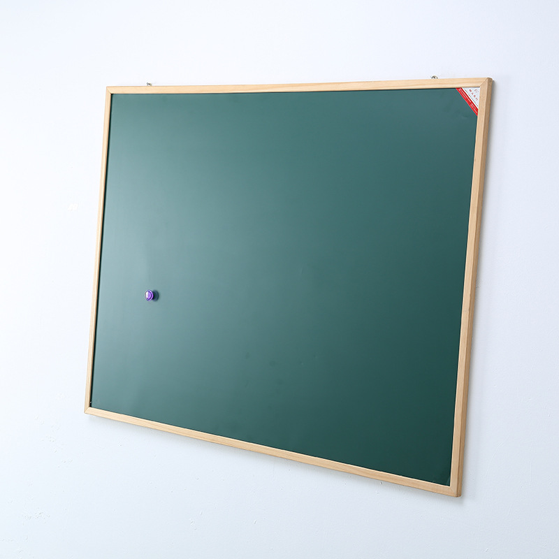 Shanghai Manufacturer Wooden Frame Hanging Magnetic Chalkboard Menu Board Community Education Training Home Use Message Green Board