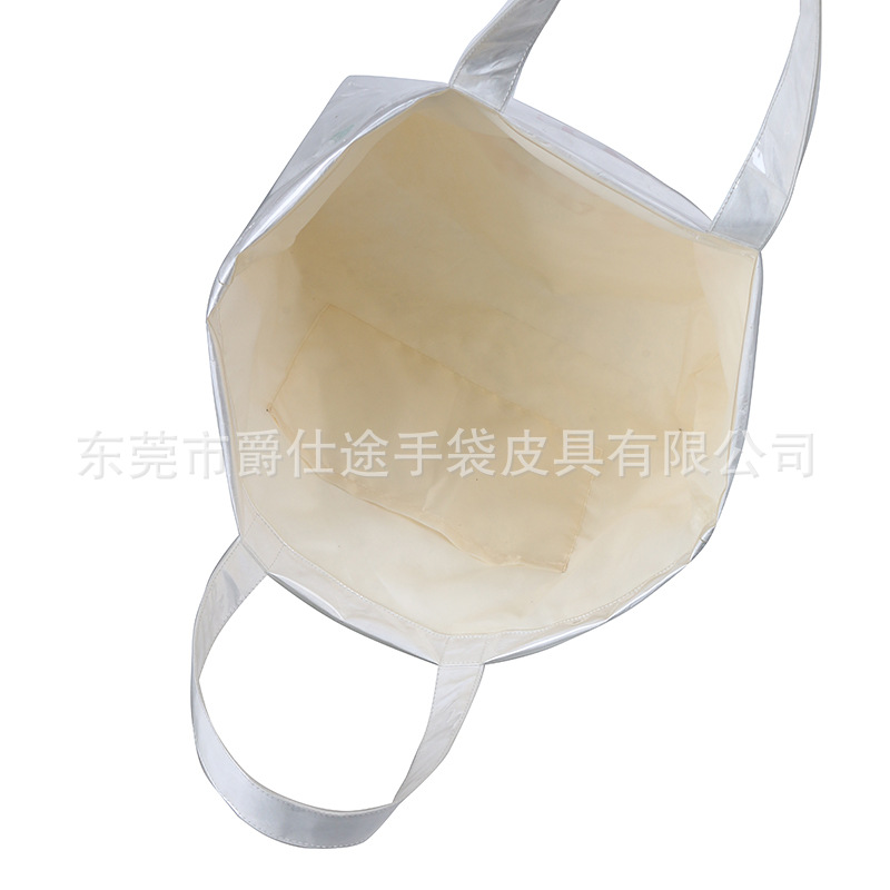 Manufacturer Customized White Printed Tweed Handbag, Fashionable and Environmentally Friendly Dupont Paper Gift Bag, Customizable Pattern