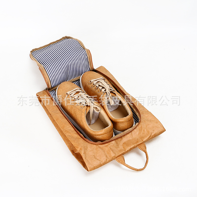 Korean Style Travel Dupont Paper Shoe Storage Bag, Waterproof and Environmentally Friendly Tyvek Dust Bag, Tear-Resistant Dust-Proof Shoe Bag