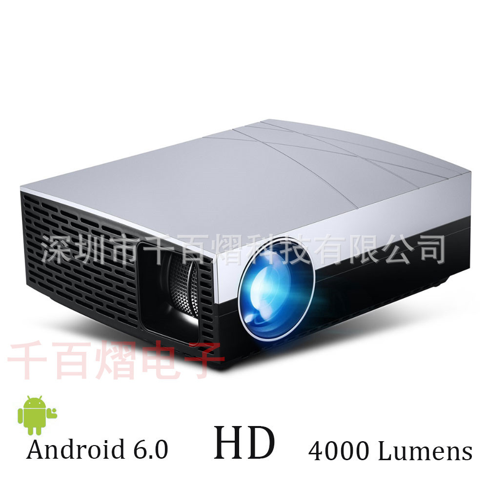 Android LED проектор 4K, Ac3 1280*800 HDMI, VGA, HiFi динамик