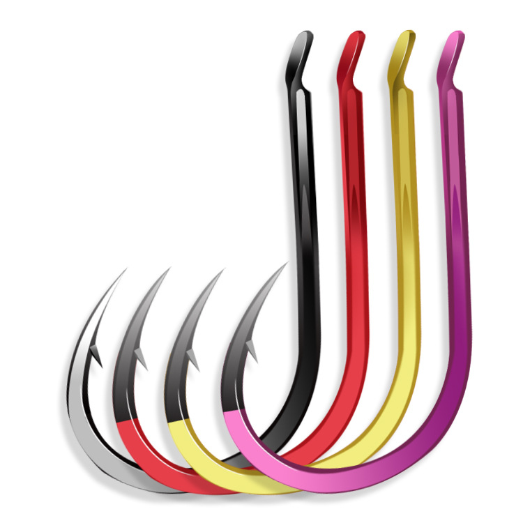 Flat thousand and color red gold all kinds of hook processing wholesale explosive hook fishing gear wholesale hook