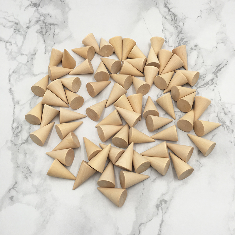 Dongshun Creative Log Cone Ring Display Rack Ring Holder Ring Bracket Jewelry Storage Rack Cabinet Display Rack