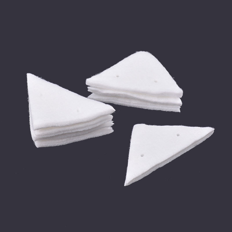 Triangular Cotton Double-Sided Glass Wipe Accessories Household Glass Cleaning High-rise Building Window Wipe Accessories Triangular Cotton Sheet