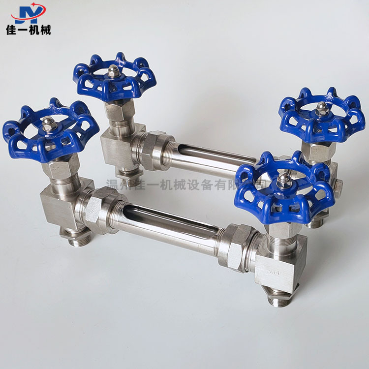 JX29W external thread glass tube level gauge threaded connection glass tube water level gauge outer wire glass tube oil level gauge