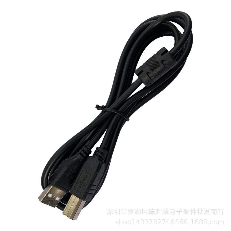 Производители USB кабелей, USB печатный кабель 1.5 метра, кабель передачи данных принтера, черный USB кабель