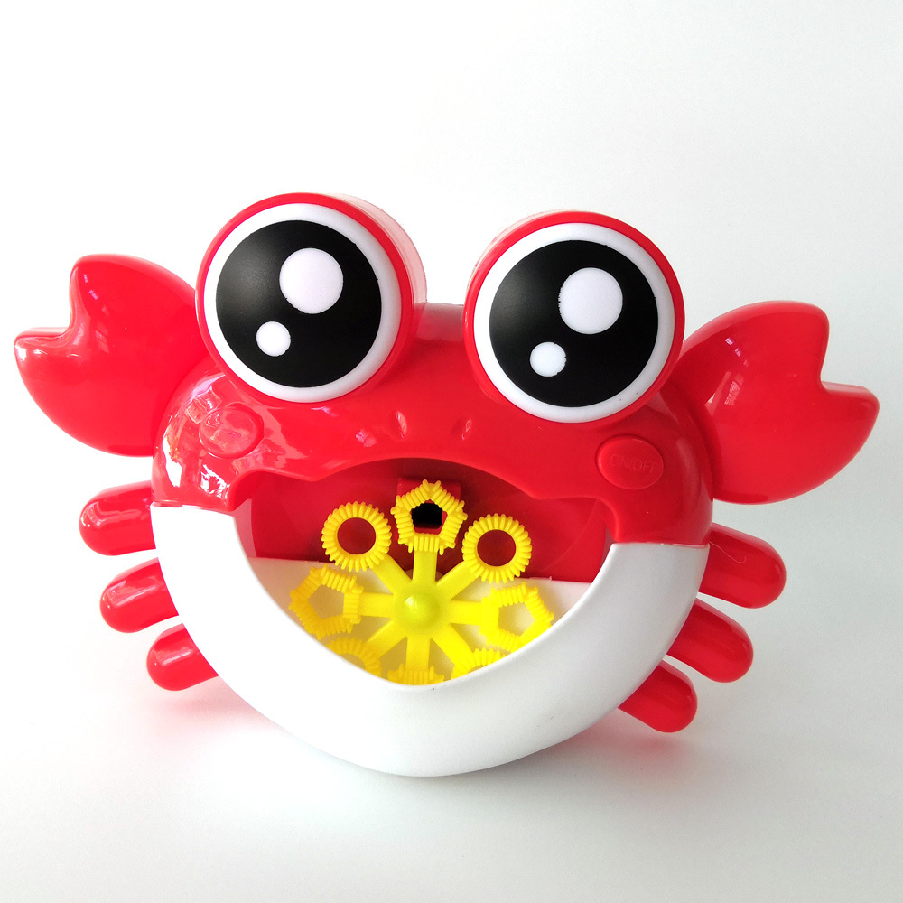 Tiktok electric crab bubble machine frog automatic dolphin bubble blowing machine children's summer water toys
