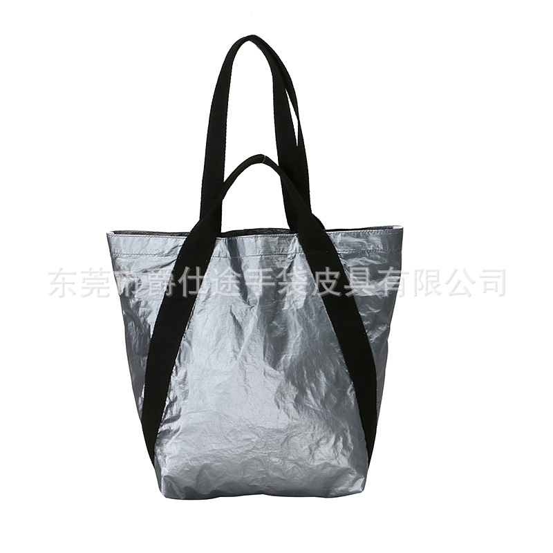 Модная сумка через плечо из бумаги Dupont, экодружественная сумка из Tyvek, водонепроницаемая сумка для покупок