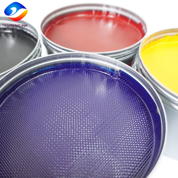 Офсетная краска 6-8 класса для наружного использования, четырехцветная красная, желтая, синяя и черная, устойчивая к солнцу и экологичная соевая краска