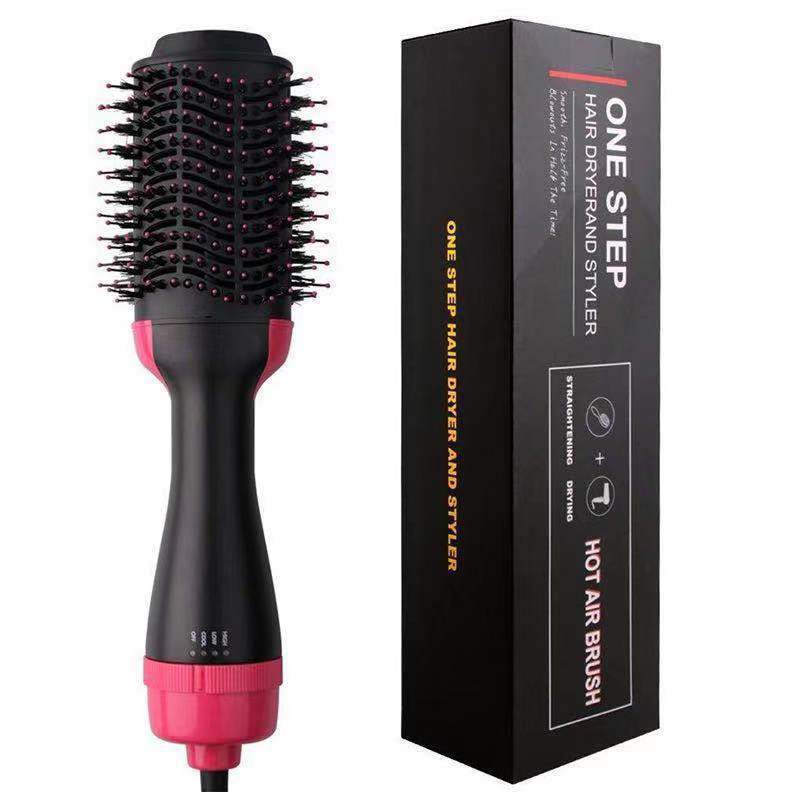 Multifunctional hot air comb factory direct sales Amazon cross-border 2-4 in 1 negative ion wet and dry hair dryer comb