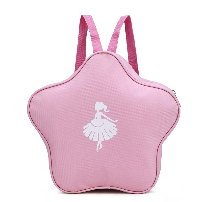 New Children's Dance Gift Bag Five-pointed Star Backpack Practice Bag Children's Boys and Girls Backpack Printable logo