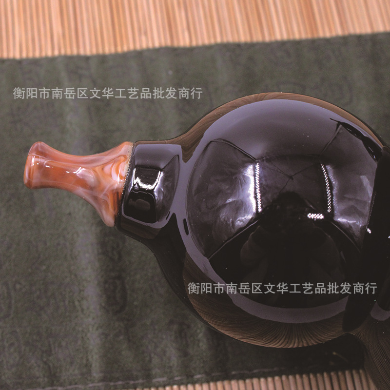 Factory supply Bakelite cucurbit flute instrument beginner cucurbit flute C down B double tone resin cucurbit flute