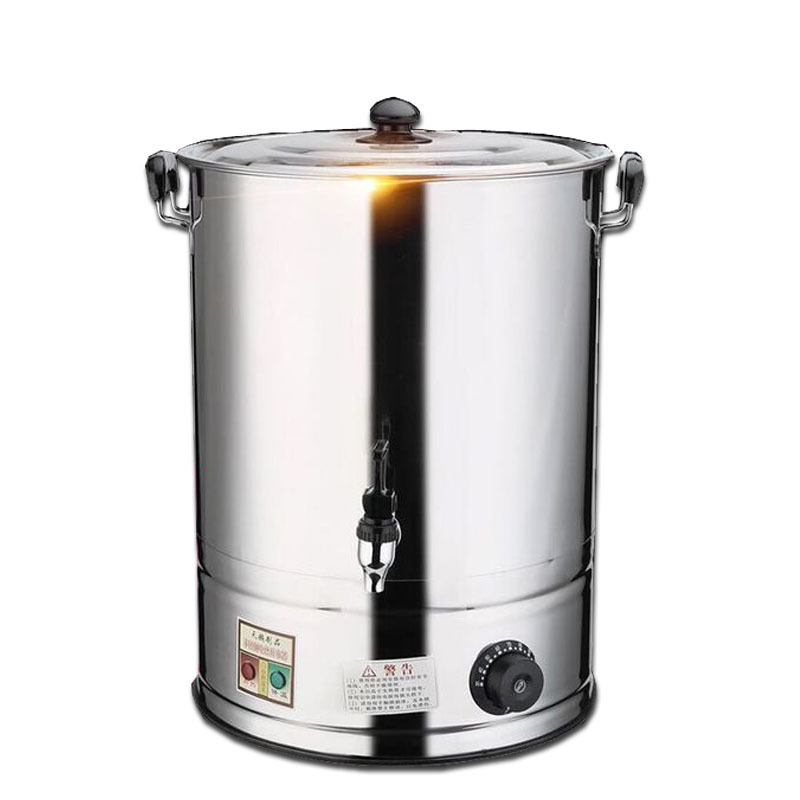 Electric heating boiling water bucket stainless steel boiling water bucket cooking commercial large capacity automatic heating heat preservation soup tea