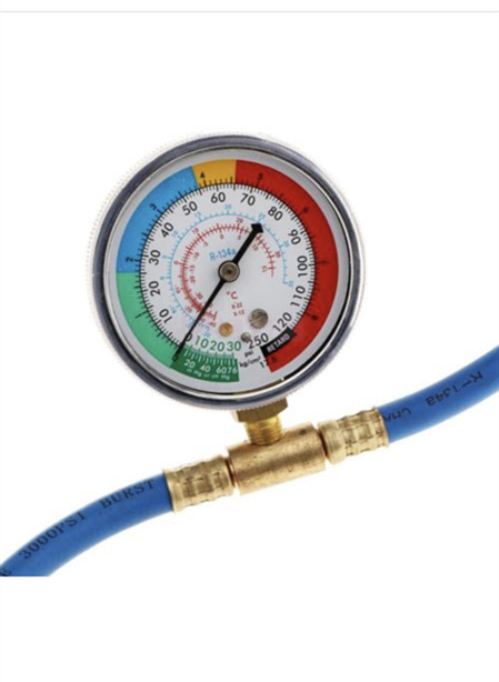 R134A automobile air conditioning refrigerant snow refrigerant fluorometer supplementary filling hose detection tool M14 1/2