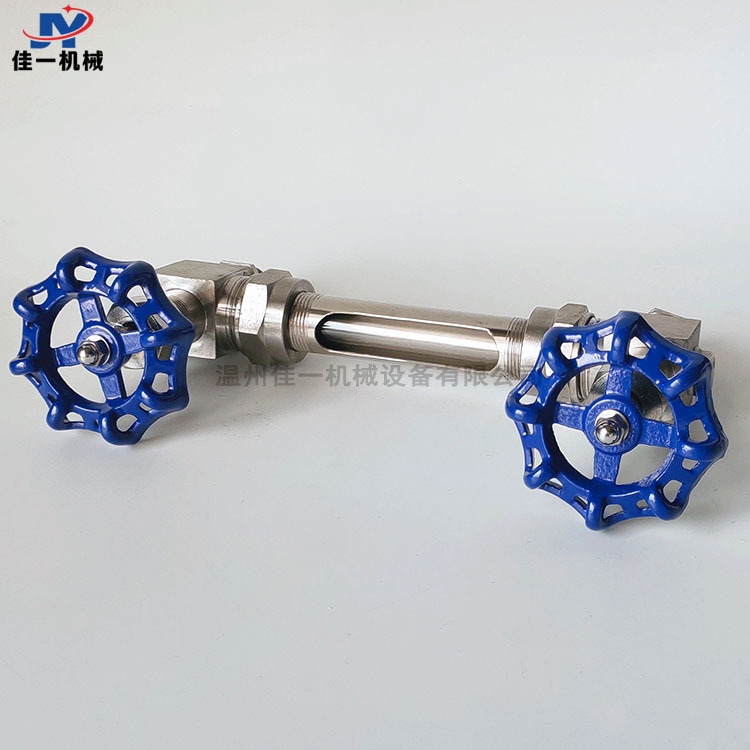 JX29W external thread glass tube level gauge threaded connection glass tube water level gauge outer wire glass tube oil level gauge