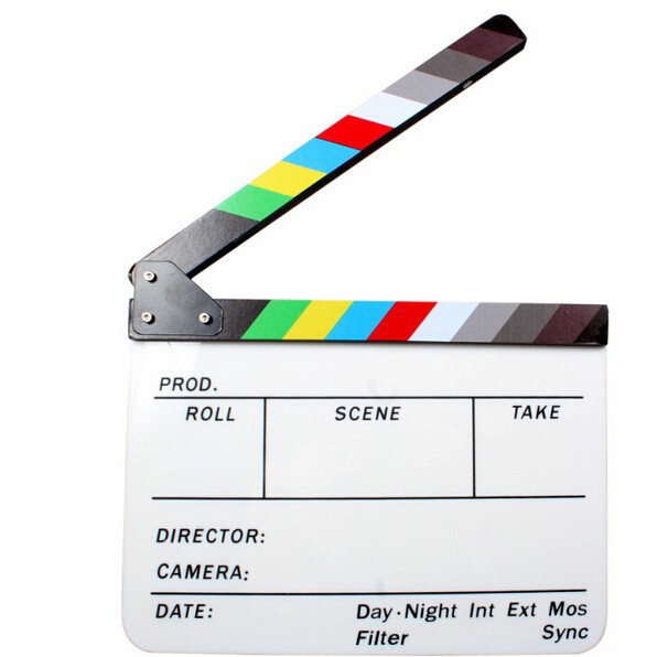 Hui photography Lightupfoto acrylic board props color strip white English movie field Board shooting board
