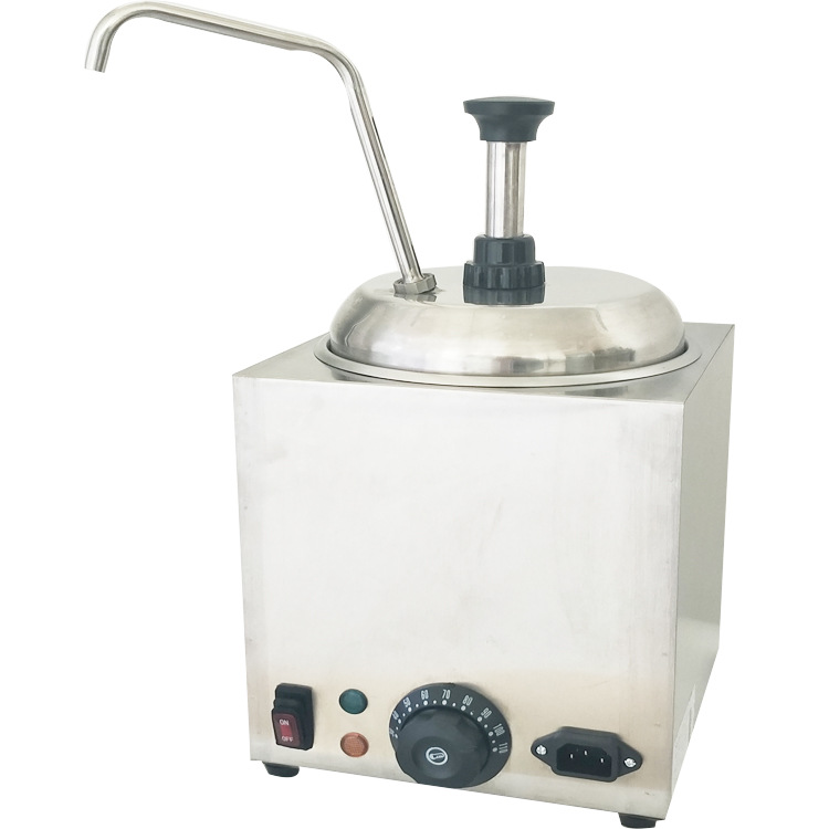 cheese dispensing dispenser stainless steel square butter chocolate dispenser electric hot sauce pump cheese machine